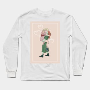 Hearts n Plants Sapphics Long Sleeve T-Shirt